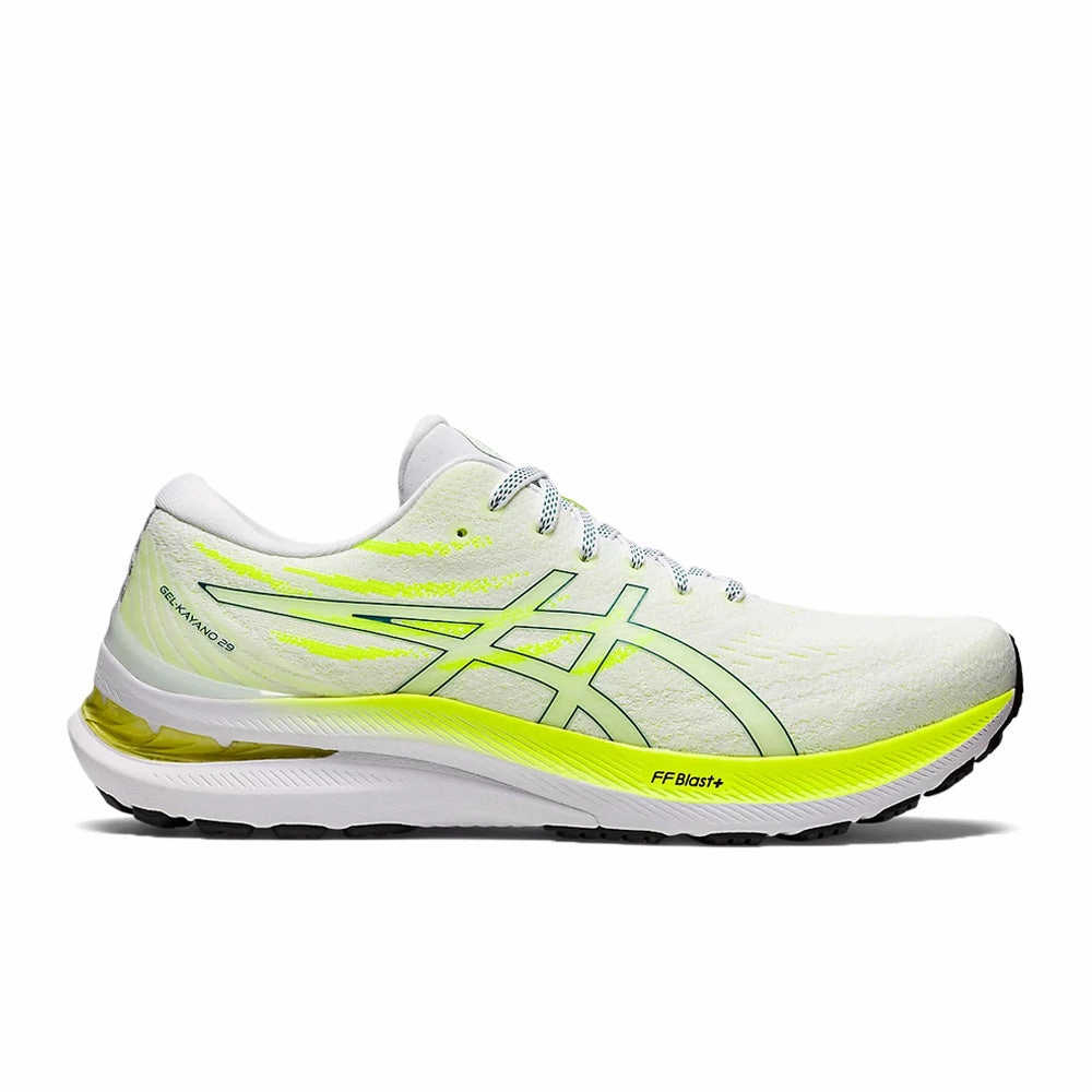 Men's Asics Gel-Kayano 29, White/Velvet Pine, 7.5 D Medium Asics Tr Shoes