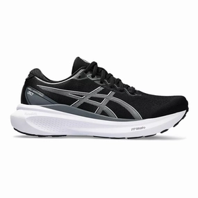 Carbon Plate Running Shoes Asics Men's Asics Gel-Kayano 30, Black/Sheet Rock, 11 2E Wide