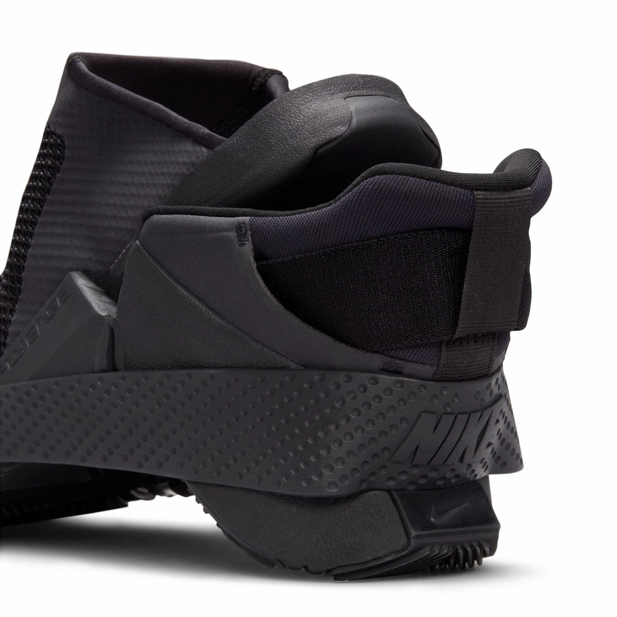 Nike Court Vision Mid Shoes Go Flyease 'Triple Black'