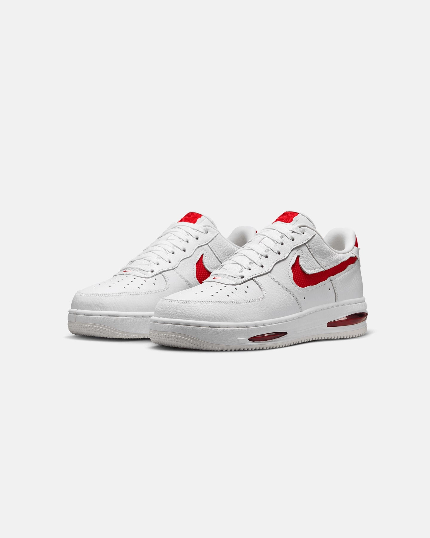 Knitted Nike Shoes Nike Air Force 1 Low Evo White/University Red