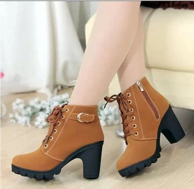Autumn Winter Woman Boots Women Shoes Ladies Thick Fur Ankle Boots Women High Heel Platform Rubber Shoes Snow Boots Snow Boots With Built In Ice Cleats