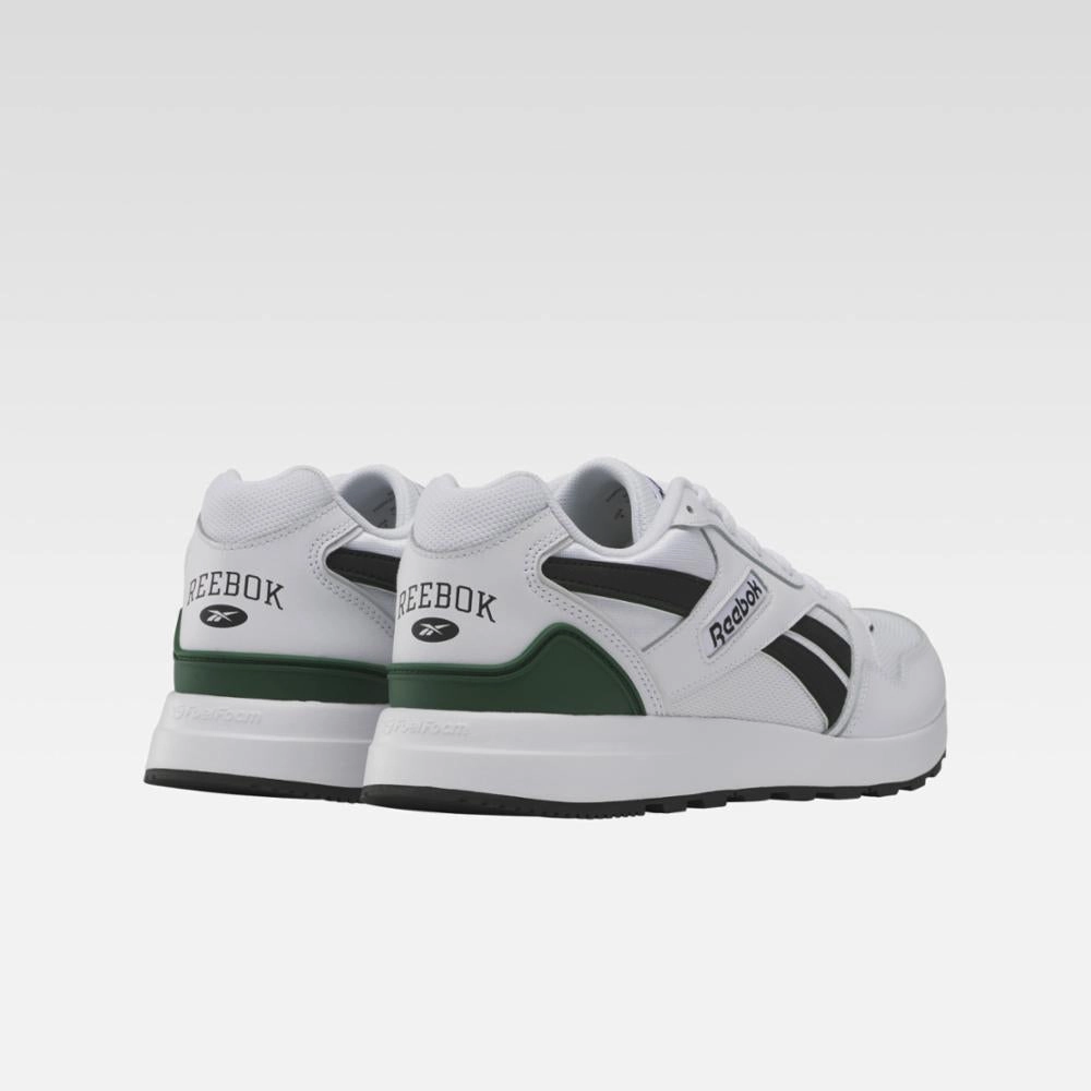 Reebok Footwear Men GL 1000 Shoes FTWWHT/CBLACK/DRKGRN Gel Kayano 30 Running Shoes