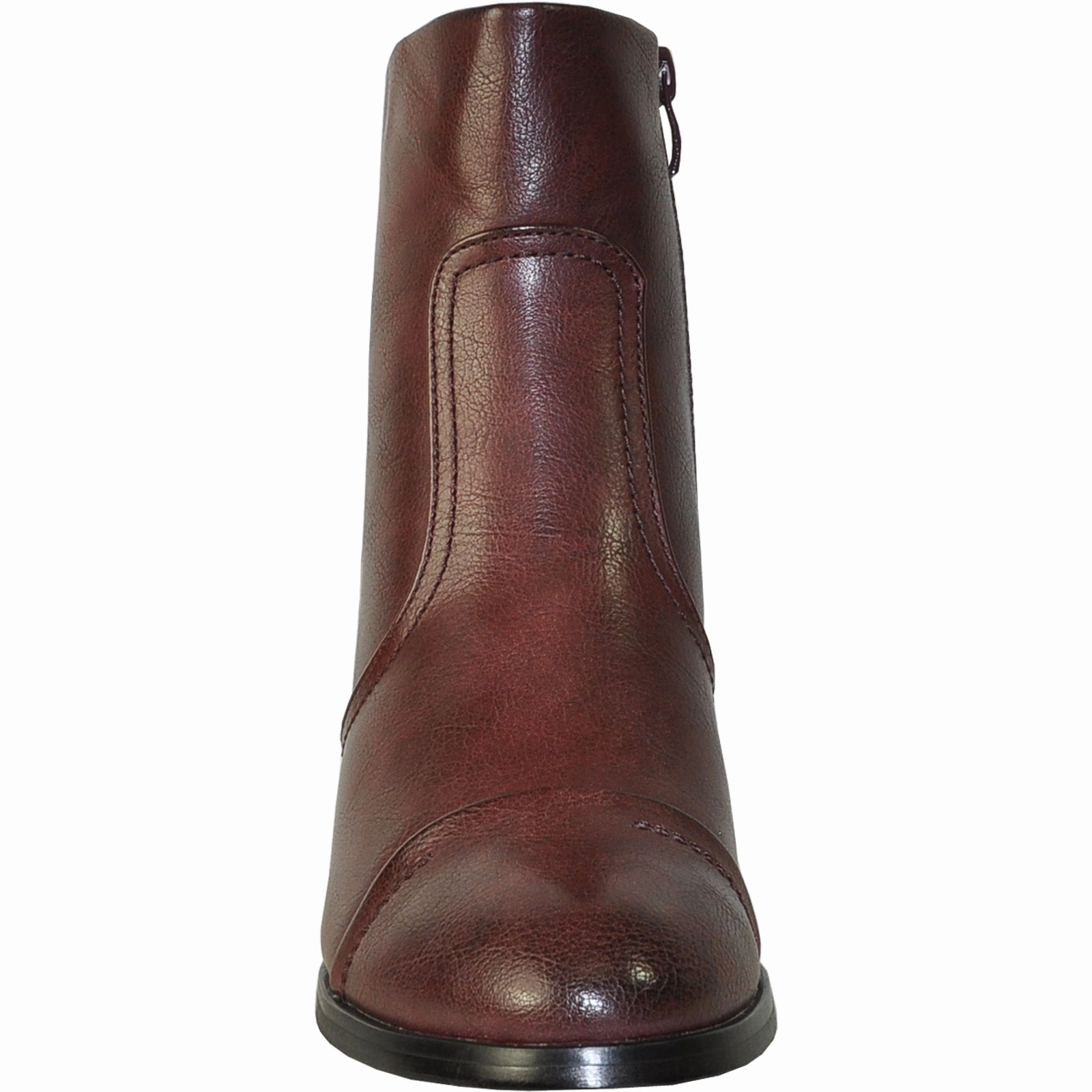 Lugged Ankle Boots VANGELO Women Boot HF8402 Ankle Dress Boot Bordo Red