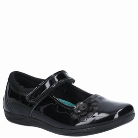 Clark's Shoes Mary Janes Black Jessica Junior Patent School Shoes