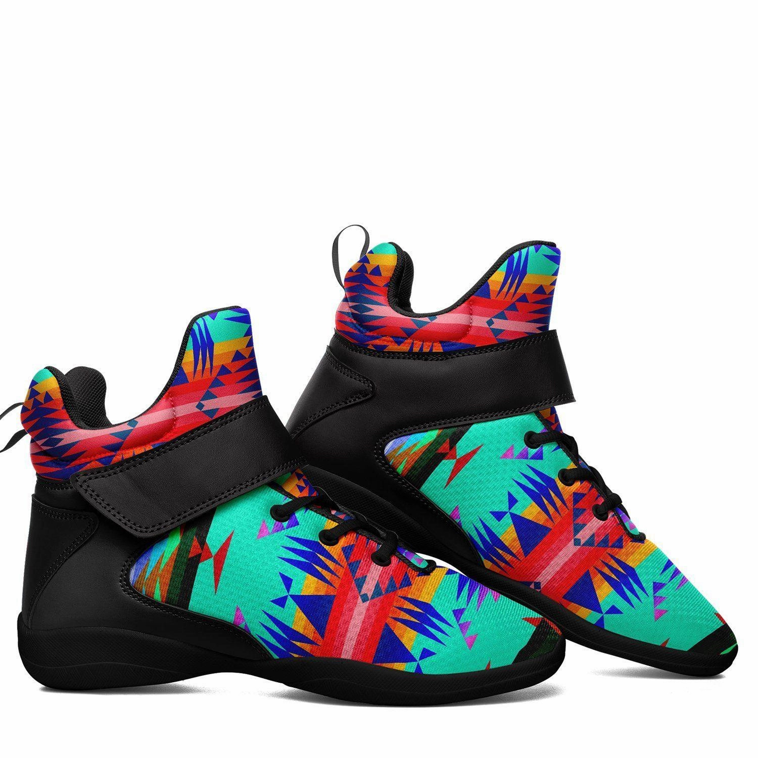 Between the Mountains Spring Ipottaa Basketball / Sport High Top Shoes - Black Sole Crazy Looking Basketball Shoes