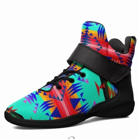 Between the Mountains Spring Ipottaa Basketball / Sport High Top Shoes - Black Sole K State Basketball Shoes