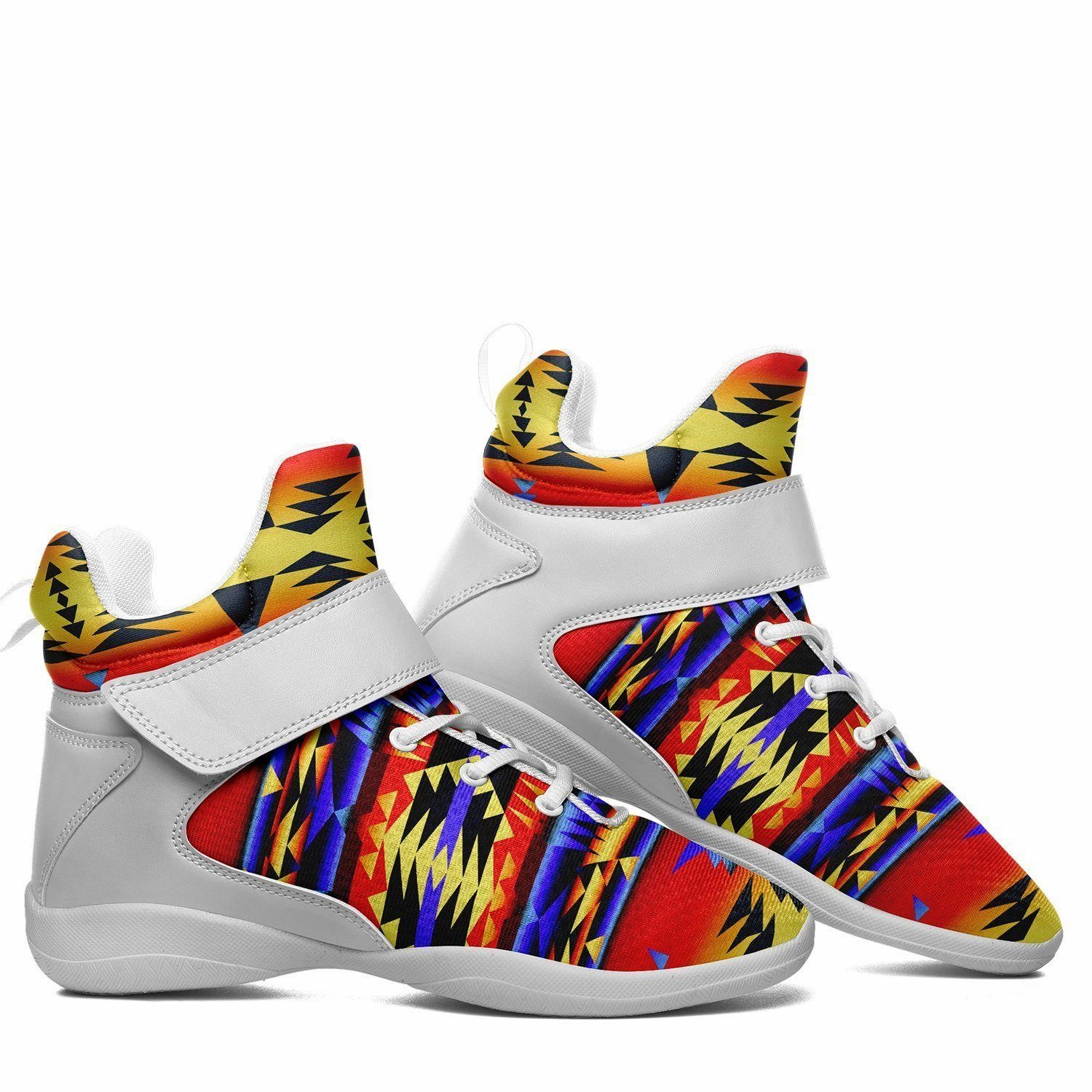 Lebron Witness 7 Team Basketball Shoes Between the San Juan Mountains Ipottaa Basketball / Sport High Top Shoes - White Sole