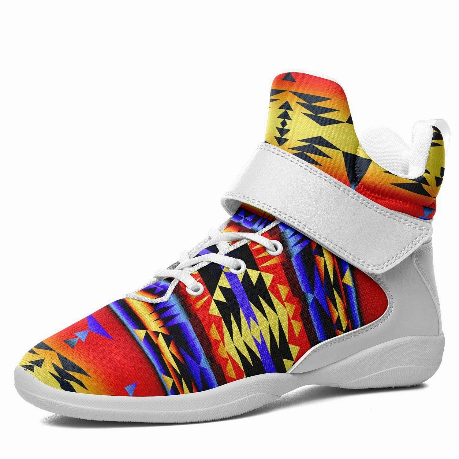 Baby Basketball Shoes Between the San Juan Mountains Ipottaa Basketball / Sport High Top Shoes - White Sole