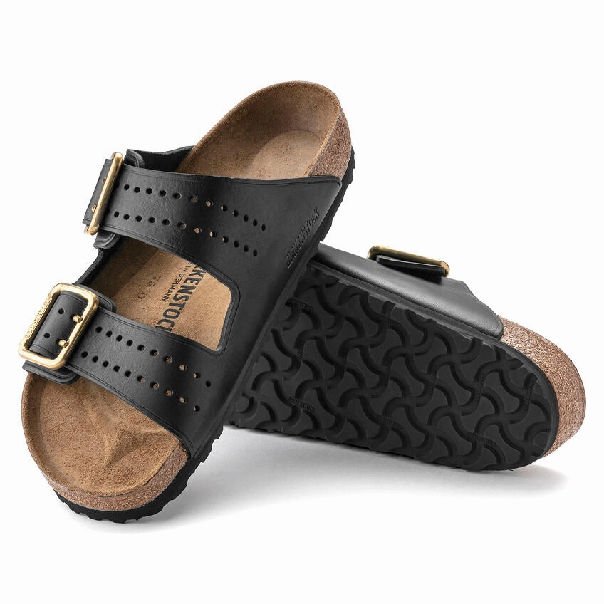 Coach Birkenstock Arizona Bold Grip vintage black leather