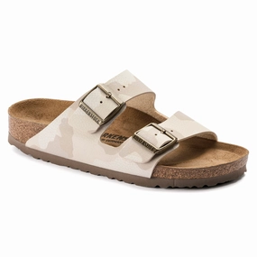 Birkenstock Arizona desert soil sand camo Birko-Flor Suede Boston