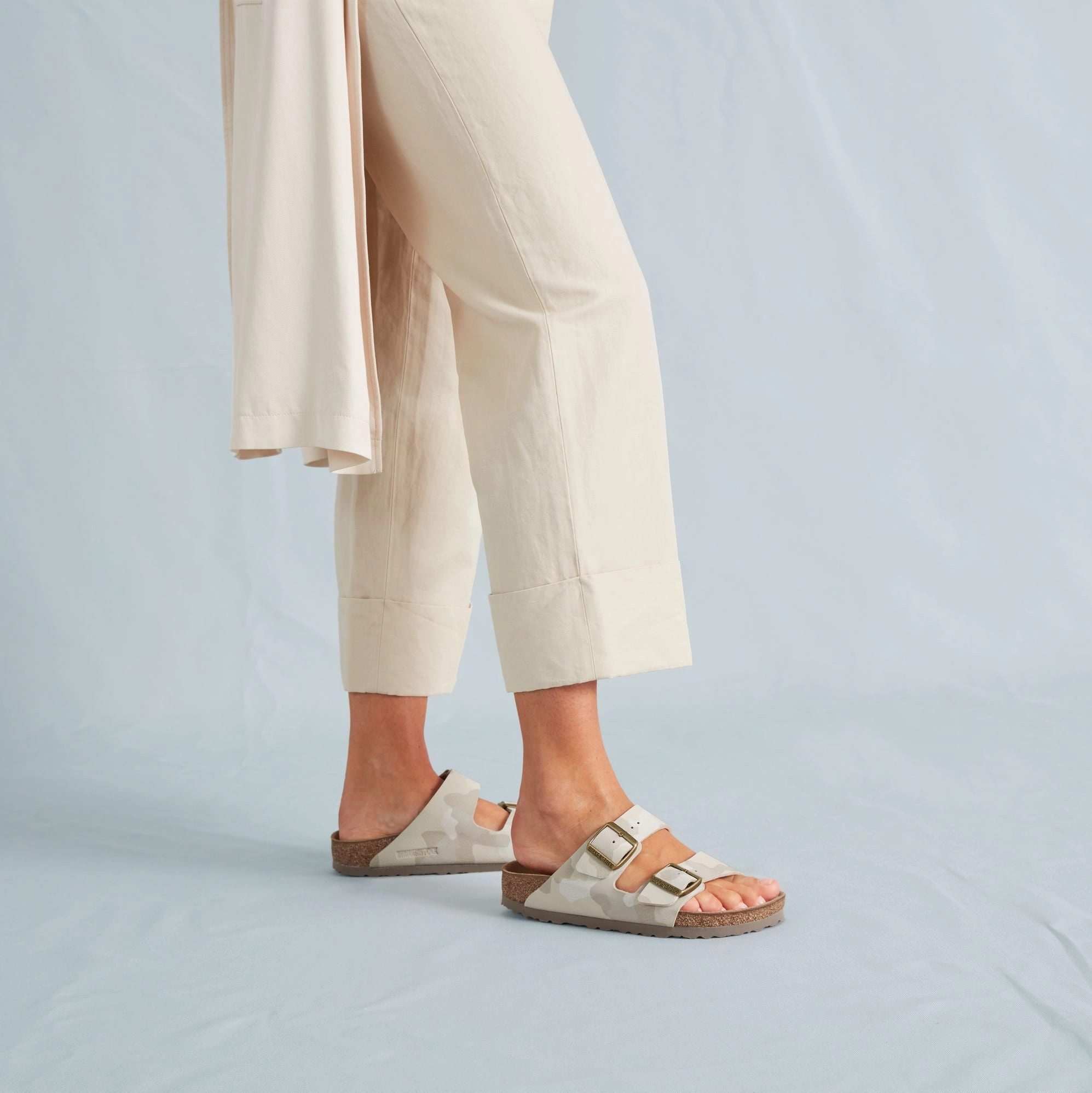 Birkenstock Arizona desert soil sand camo Birko-Flor Clogs Soft Footbed