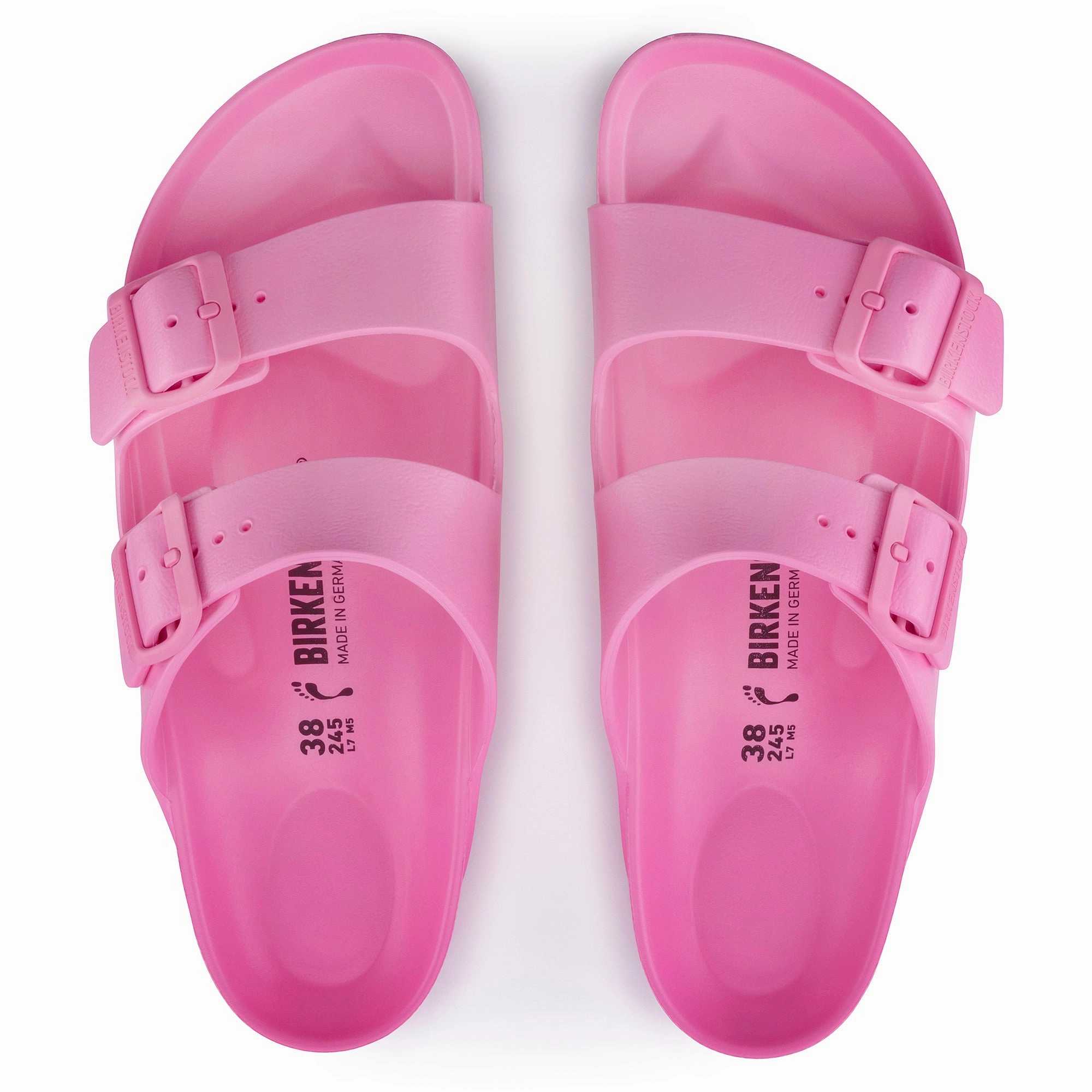 Birkenstock Arizona EVA candy pink Blue Insoles