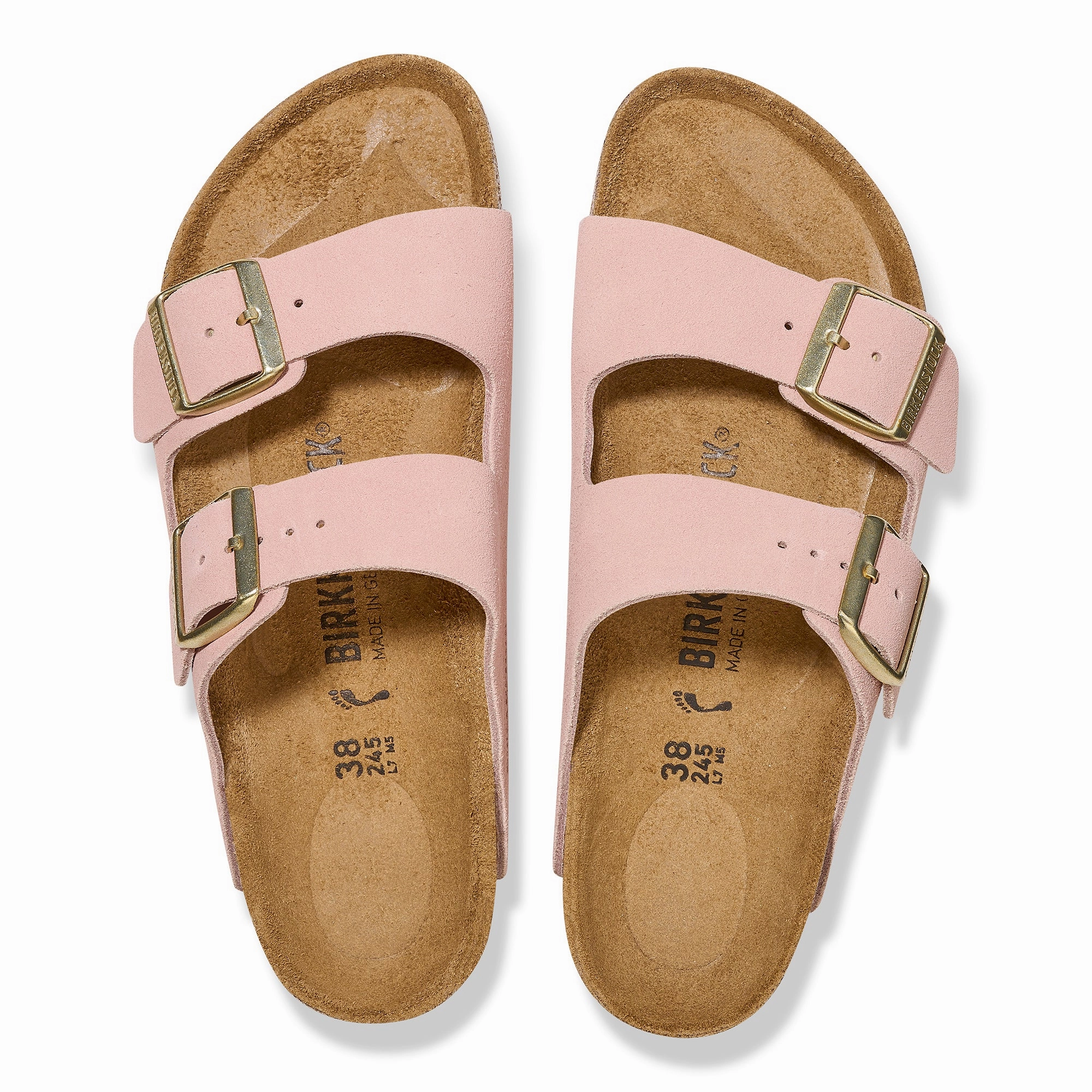Birkenstock Arizona light rose suede Platform