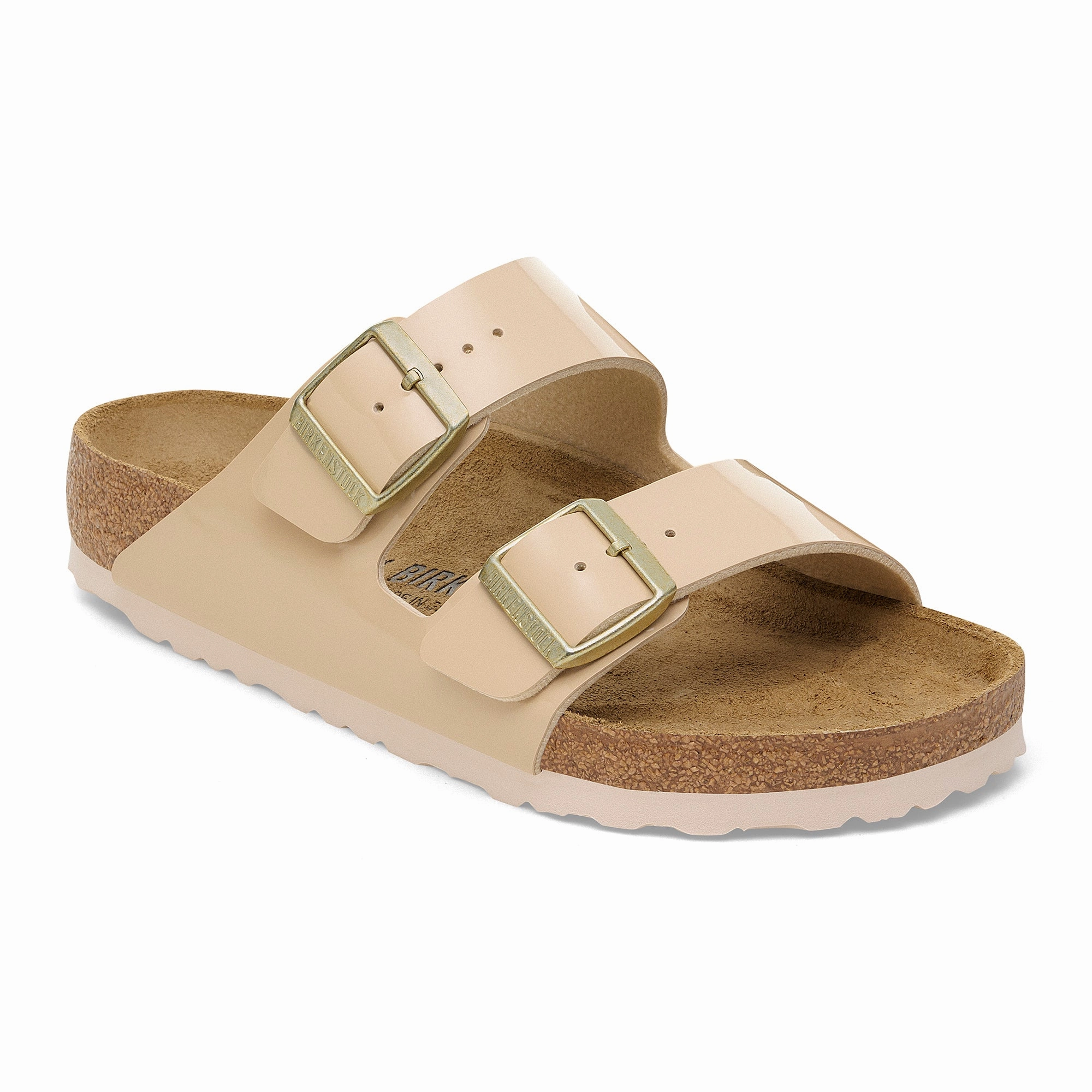 Closed Toes Birkenstock Arizona patent sand Birko-Flor