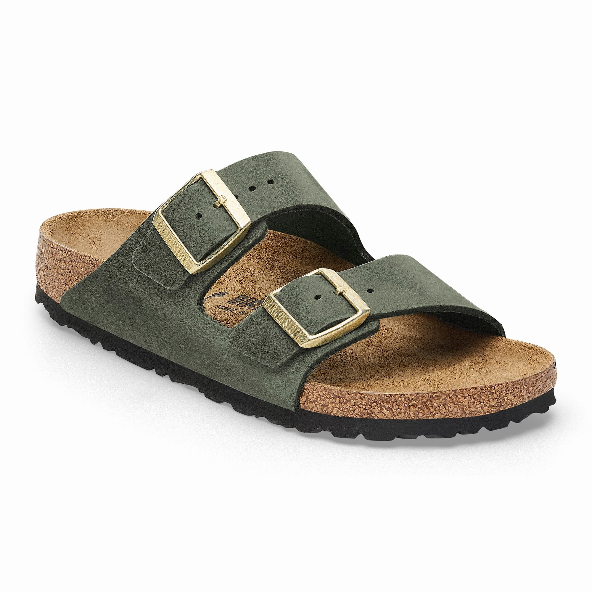 Birkenstock Arizona thyme oiled leather Closed Toe Sandals