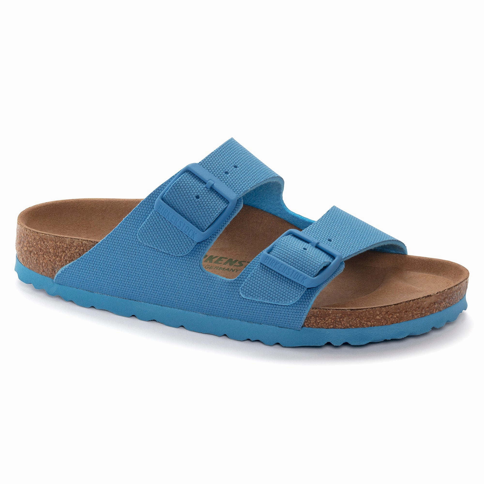 Soft Sole Sandals Birkenstock Arizona Vegan sky blue canvas