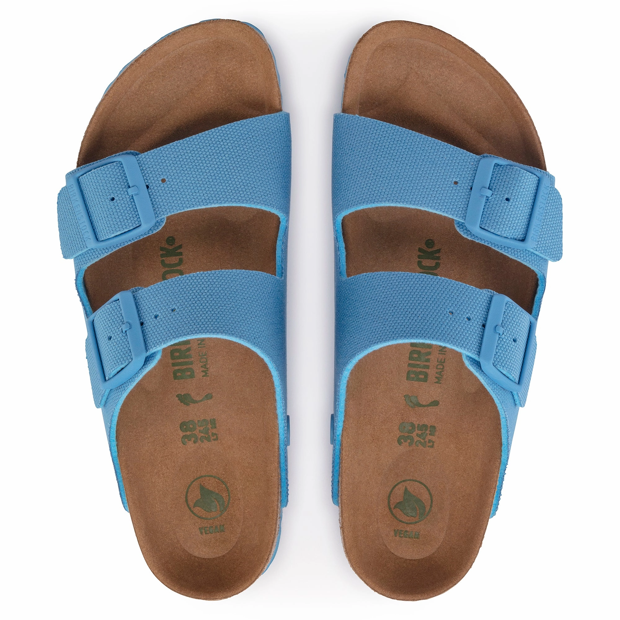 Profi Birki Birkenstock Arizona Vegan sky blue canvas