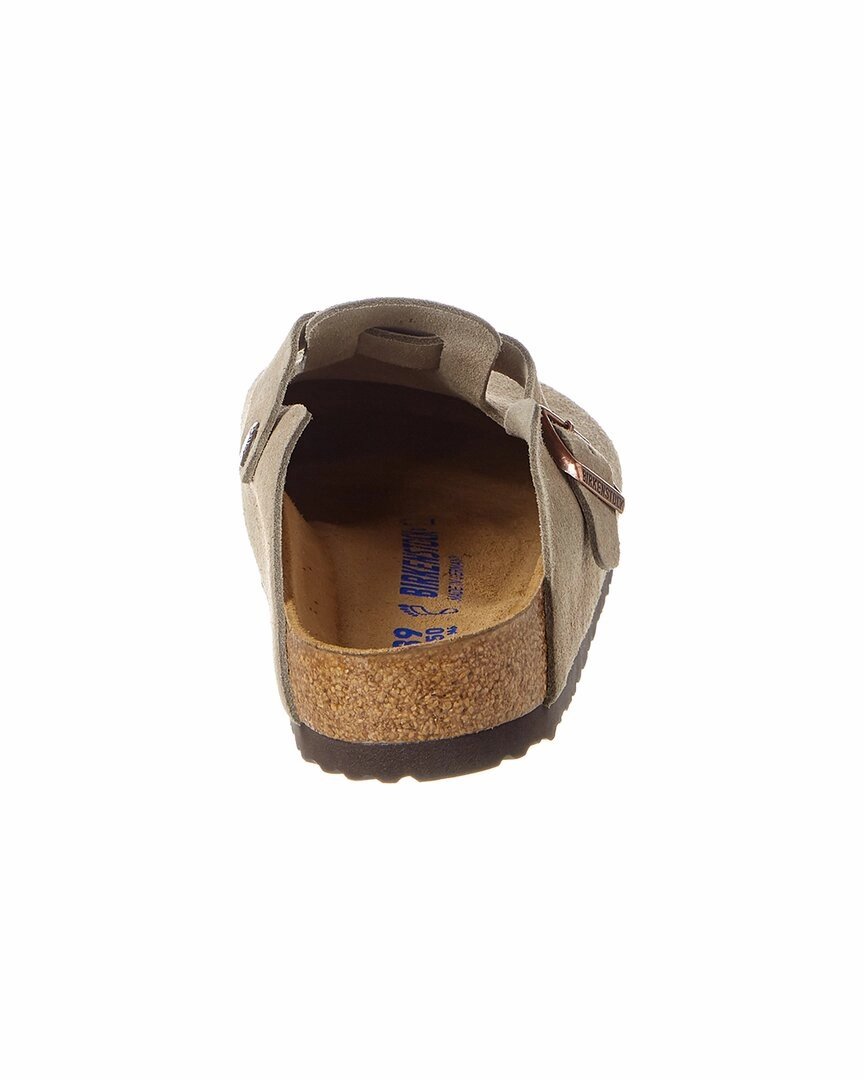 Birkenstock Boston Soft Footbed Suede Leather Clog Shoe Sizes