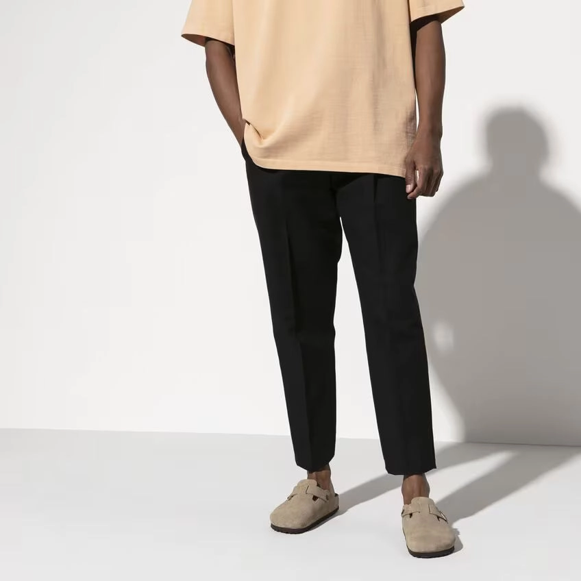 Dupe BIRKENSTOCK BOSTON SOFT FOOTBED TAUPE