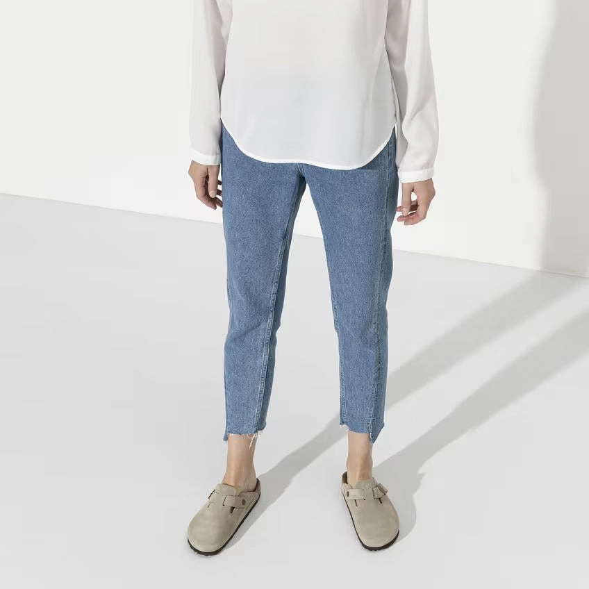 BIRKENSTOCK BOSTON SOFT FOOTBED TAUPE Waterproof