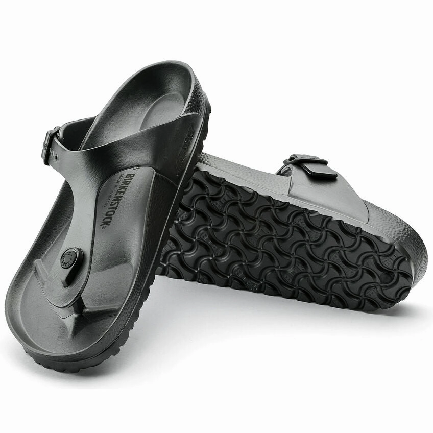 Birkenstock Gizeh EVA metallic anthracite Store Ventura Ca