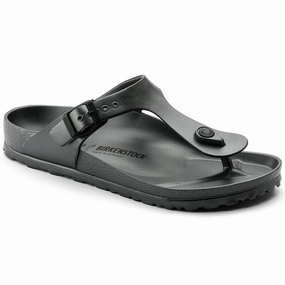 Birkenstock Gizeh EVA metallic anthracite Boston