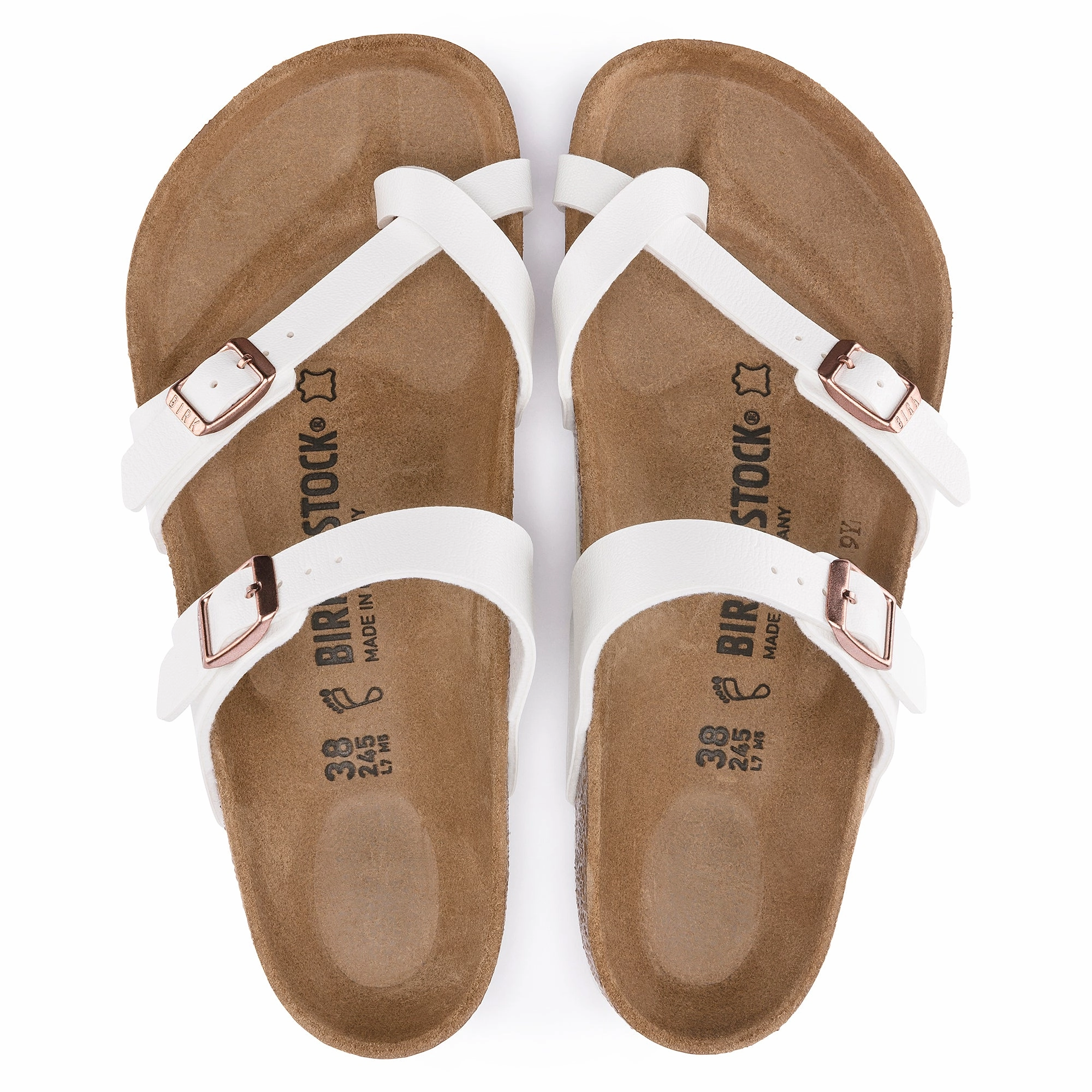 Birkenstock Eva Birkenstock Mayari white Birko-Flor