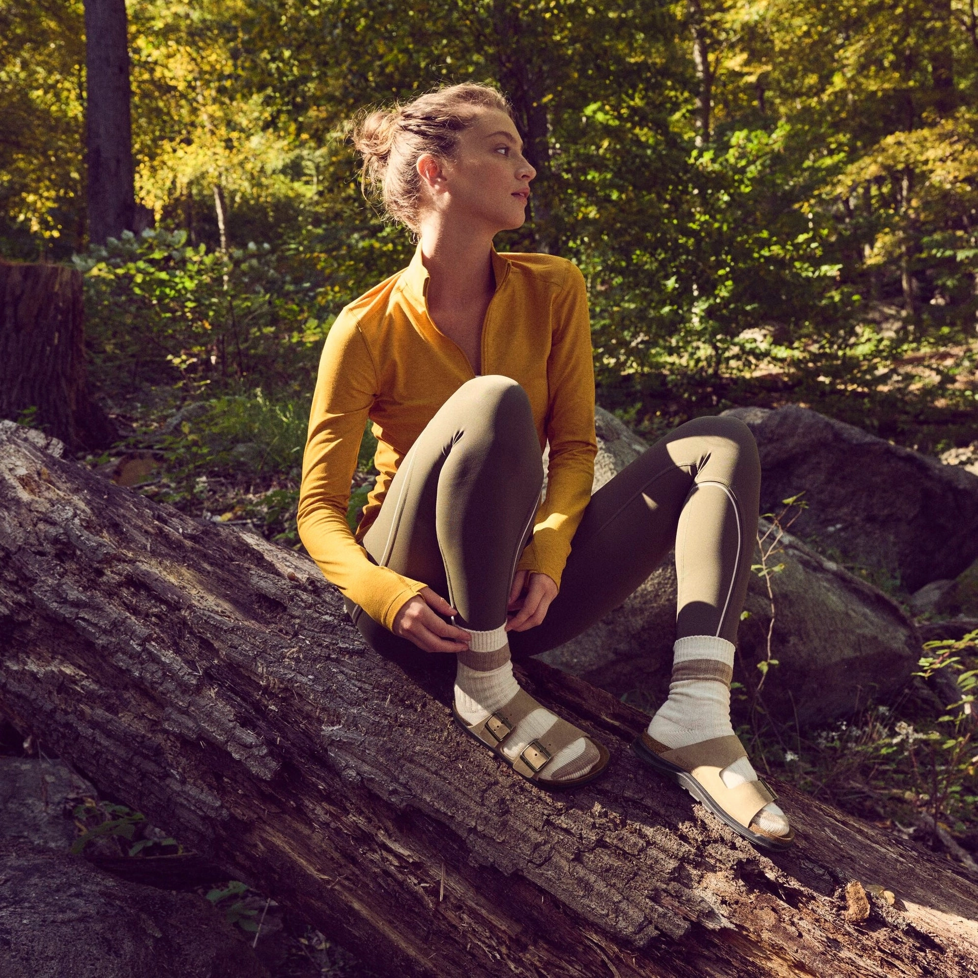 Sandals Madrid Birkenstock Women's Arizona Crosstown tobacco oiled leather