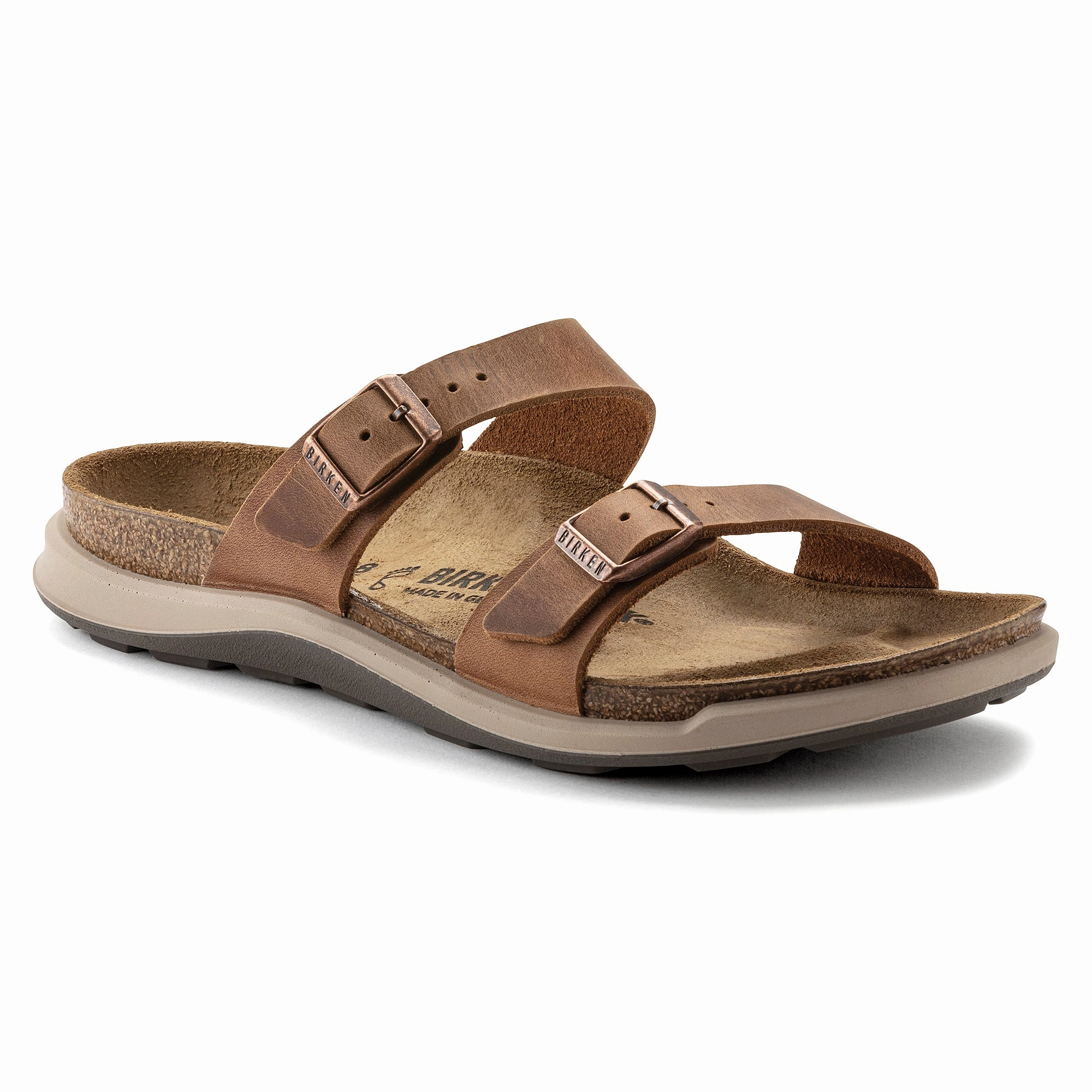 Texas Birkenstock Women's Sierra ginger brown oiled leather