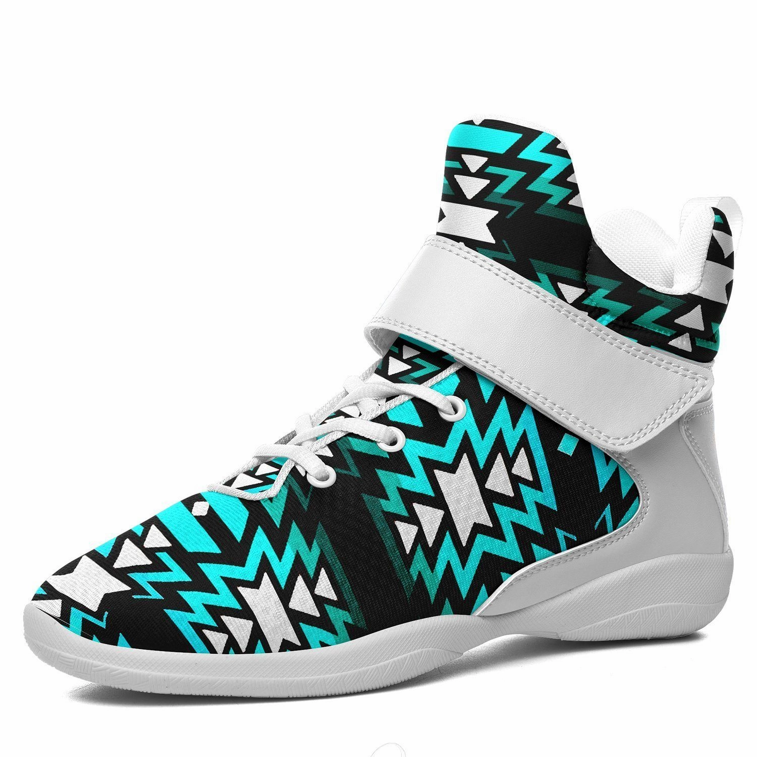 Black Fire Firefly Ipottaa Basketball / Sport High Top Shoes - White Sole Playmaker Basketball Shoes
