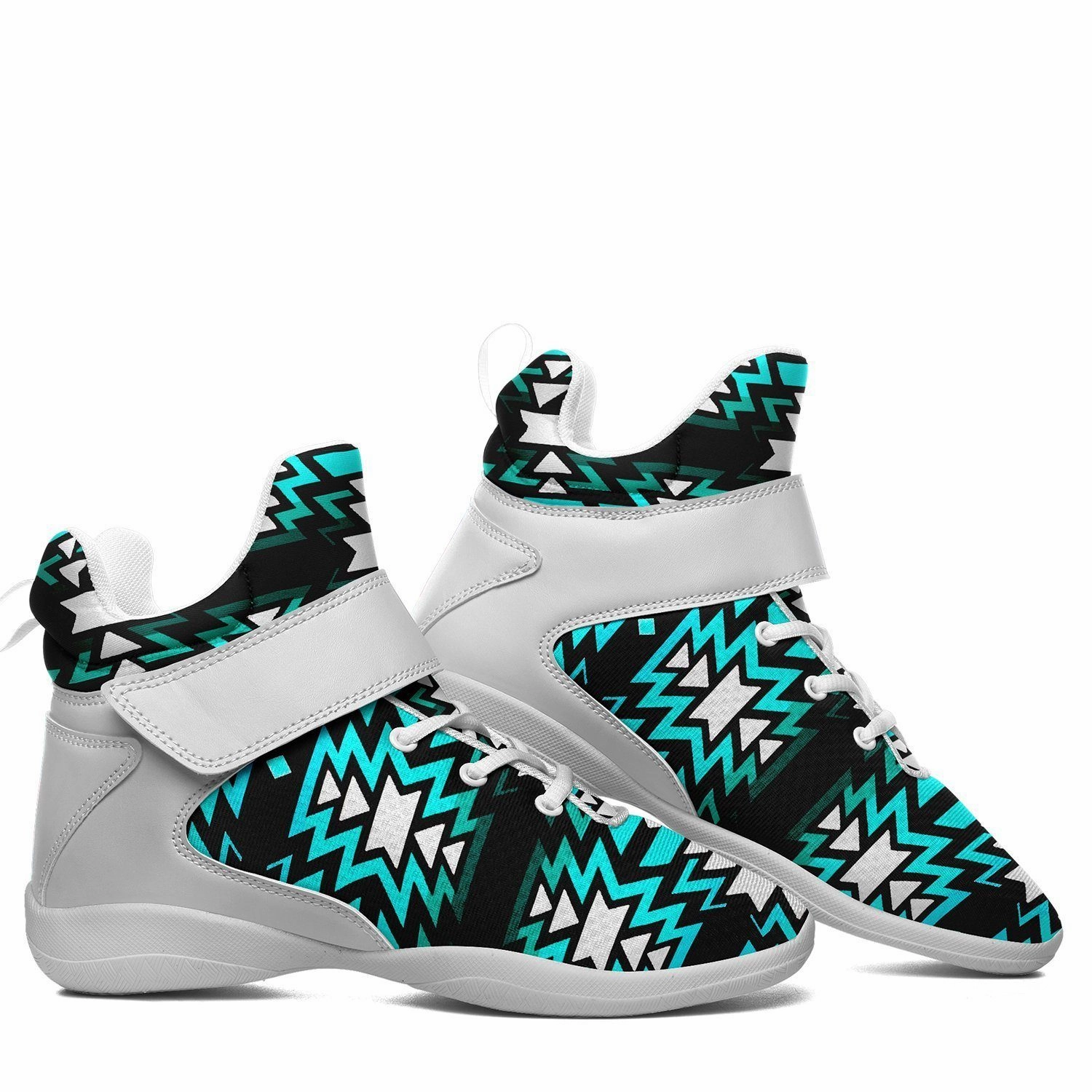 Most Popular Basketball Shoes Worn By Players Black Fire Firefly Ipottaa Basketball / Sport High Top Shoes - White Sole