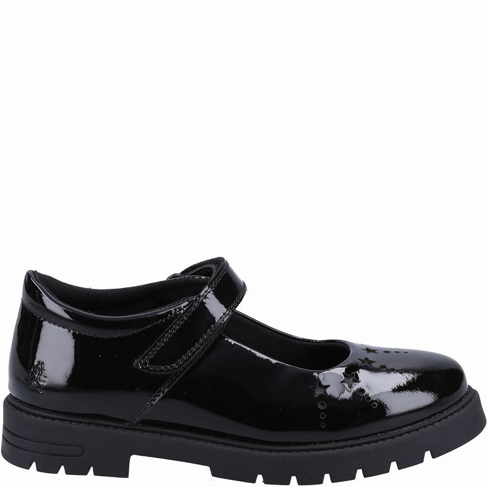 Maybole Buttersoft Leather Mary Jane Shoes Black Sabrina Patent Junior School Shoes