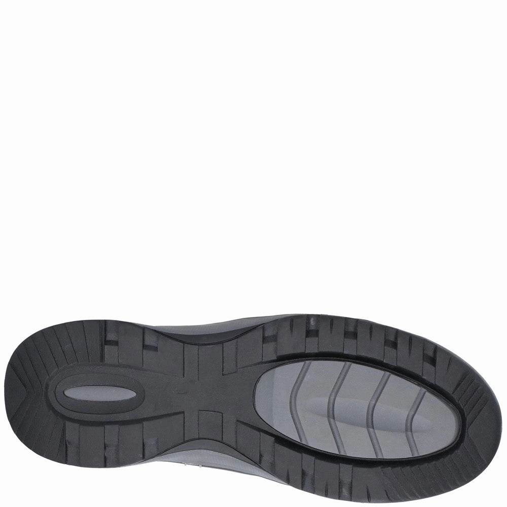 Black Tucker Lace-Up Shoes Camzin Hale Ankle Boots