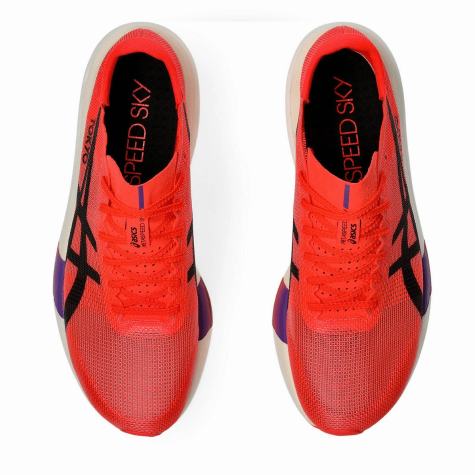 ASICS Unisex METASPEED SKY TOKYO Running Shoes in Flash Red/Black AW25 Asics Top Of The Line Running Shoe