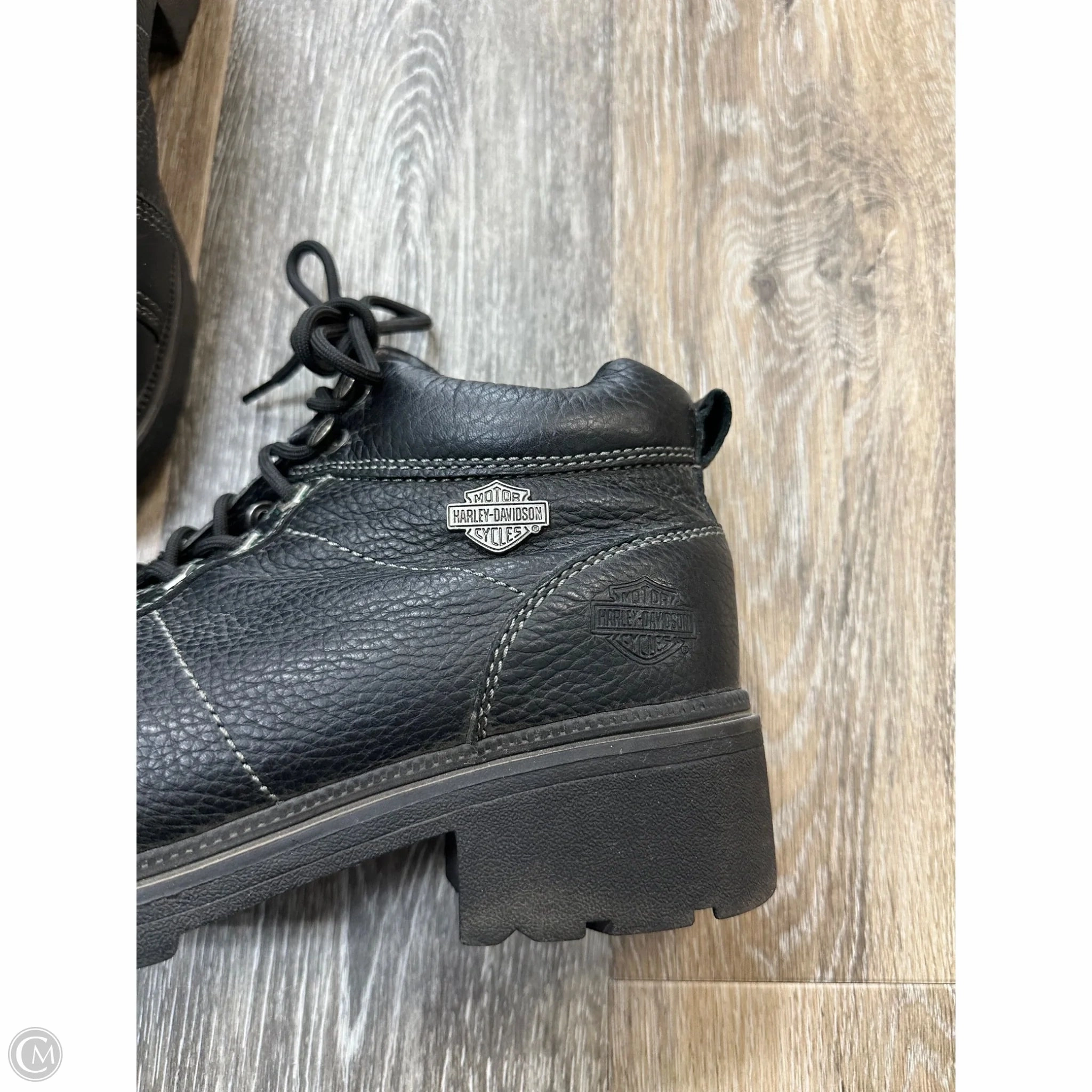 Boots Combat By Harley Davidson In Black, Size: 11 Italian Leather Combat Boots