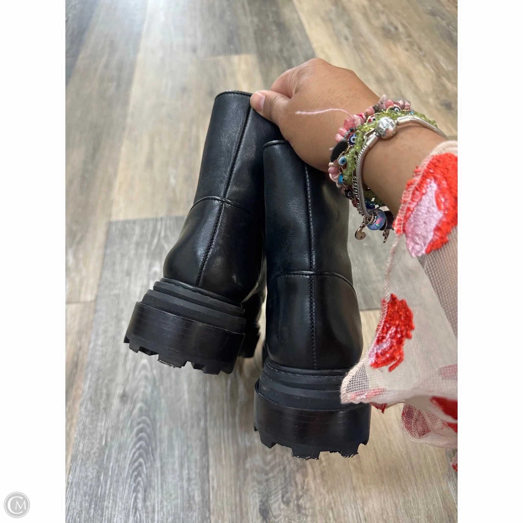 Boots Combat By Schutz In Black, Size: 8 Combat Boot Soles