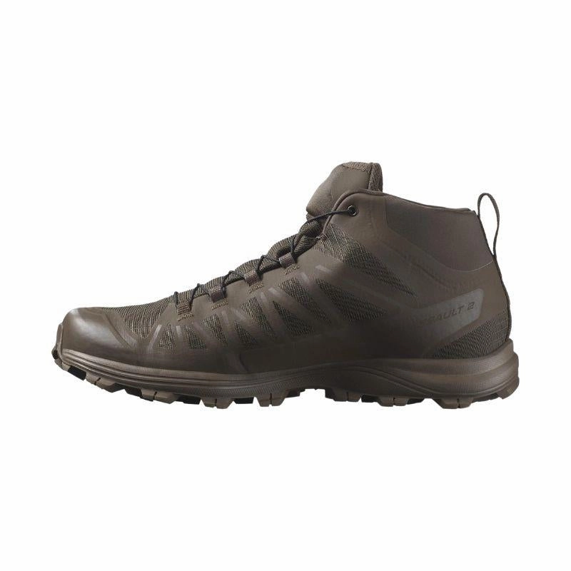 Stiletto Leather Ankle Boots Salomon SPEED ASSAULT 2 GORE-TEX | Earth Brown