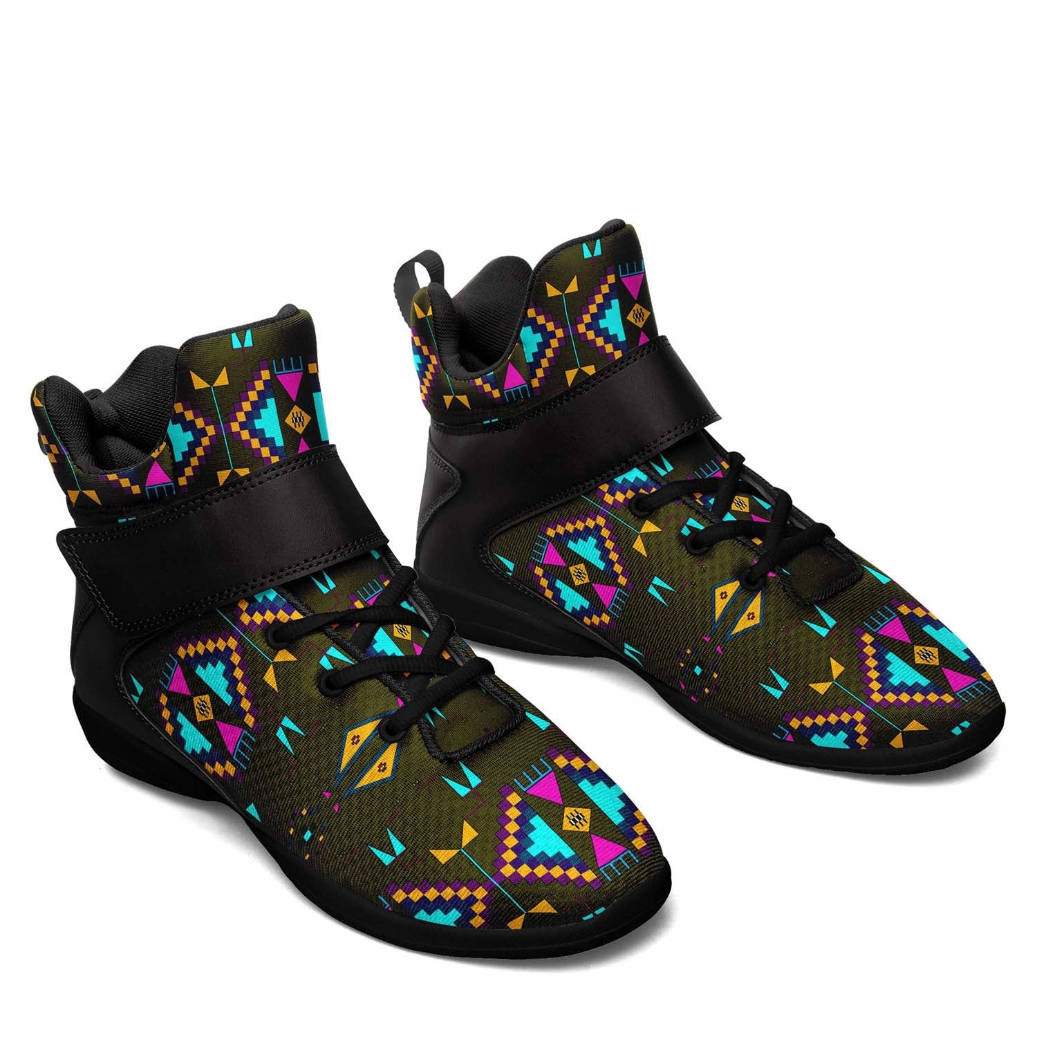 Rite of Passage Olive Ipottaa Basketball / Sport High Top Shoes - Black Sole Fastest Way To Break In Basketball Shoes
