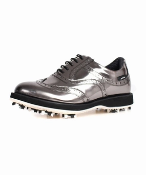 Giclee Unisex No.21 Premium Leather Golf Shoes - Mercury For Golf Best Golf