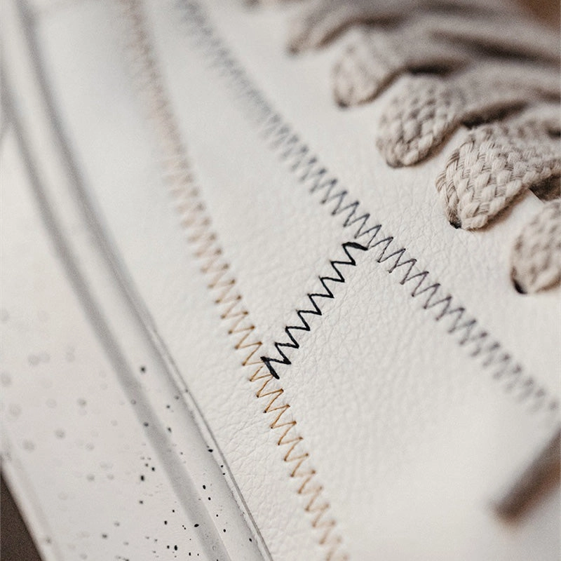 Skechers Shoes Sneakers Men's Minimalism Quilted Leather Low Top Casual Sneakers