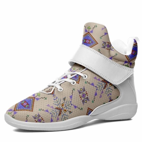 Buffalo Jump Hide Ipottaa Basketball / Sport High Top Shoes - White Sole Basketball Shoes That Help Your Vertical
