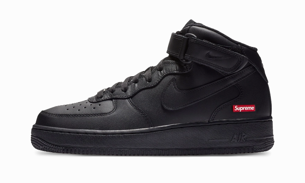 Nike Cortez Shoes Finish Line Nike Air Force 1 Mid Supreme Black