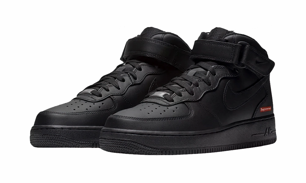 Huaraches Nike Shoes Nike Air Force 1 Mid Supreme Black