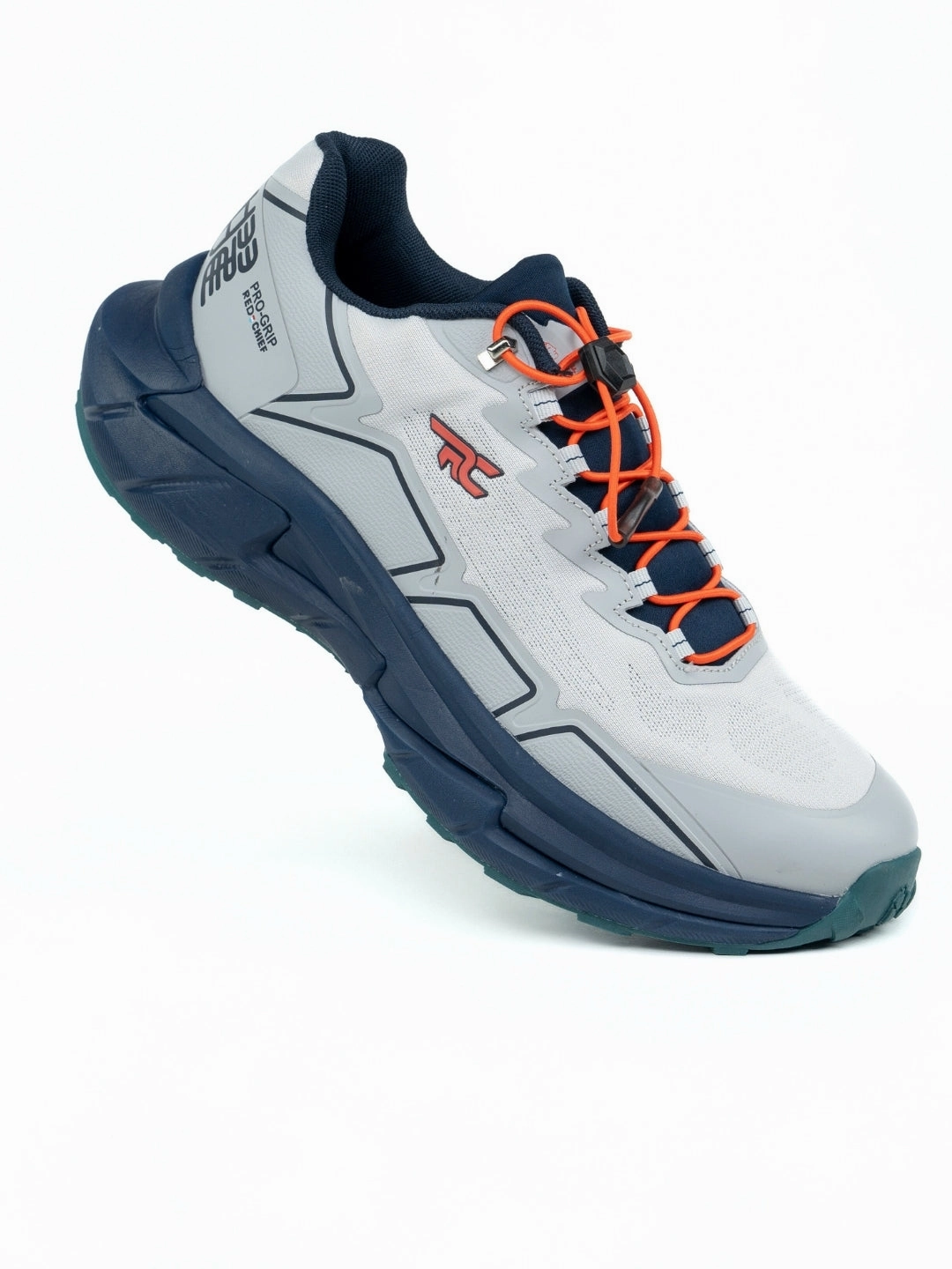 Running On Road Shoes Red Chief Sports Gray/Blue Running Shoes For Men R1701 CC58
