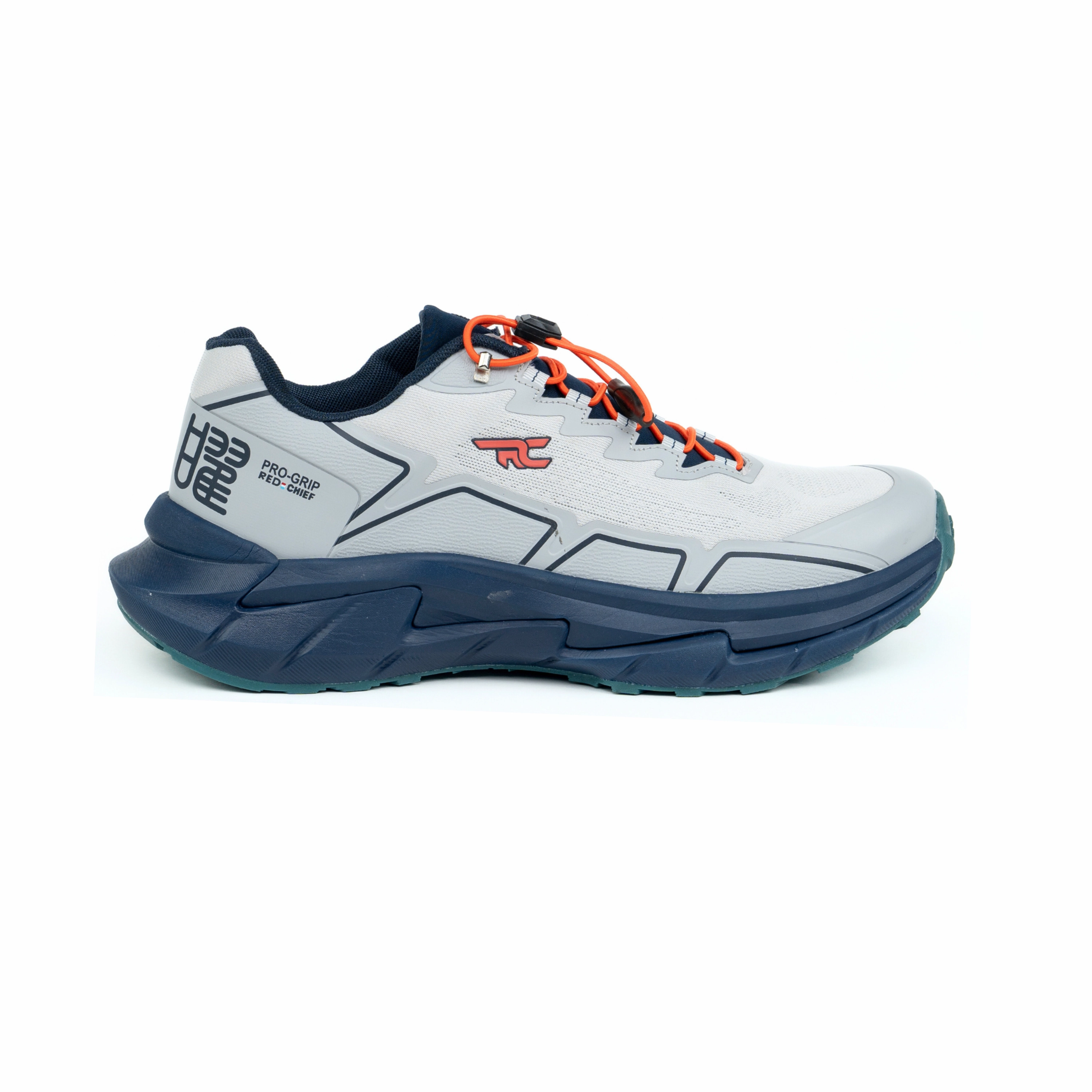 Red Chief Sports Gray/Blue Running Shoes For Men R1701 CC58 Best 5km Running Shoes