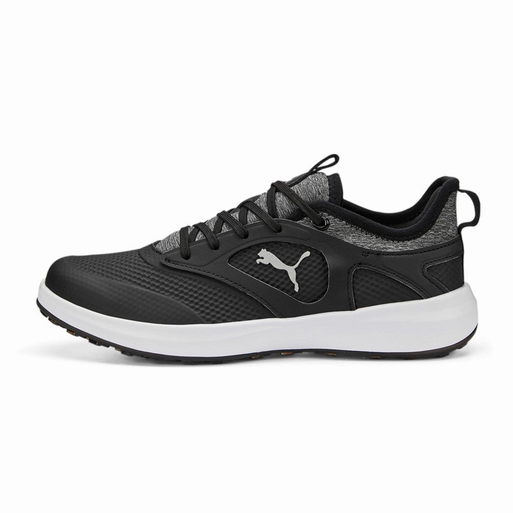 Puma Women's IGNITE Malibu Spikeless Golf Shoes - Puma Black/ Puma Silver Antique Golf