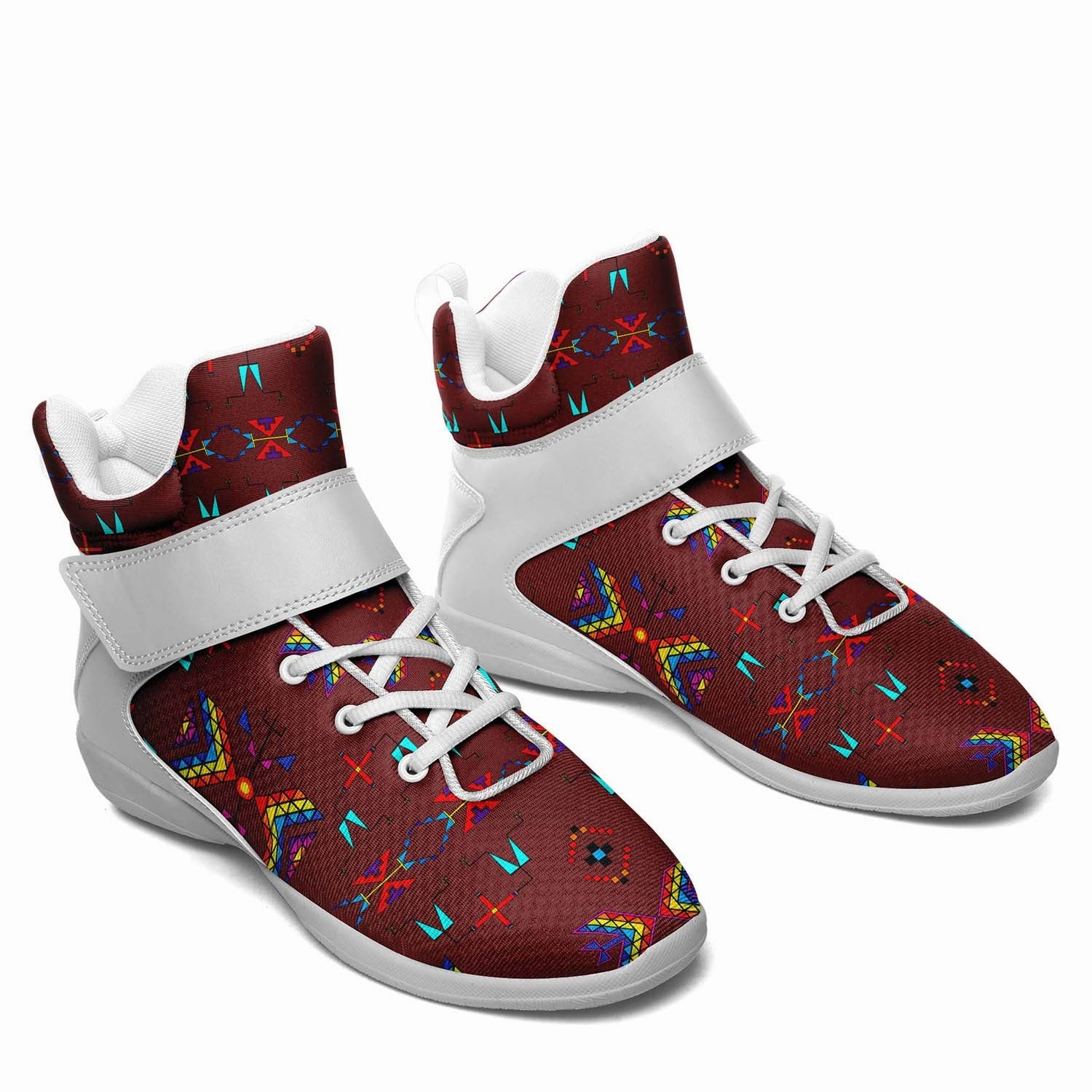 Do Basketball Shoes Have Good Arch Support Rainy Chief Rainbow Earth Clay Ipottaa Basketball / Sport High Top Shoes - White Sole