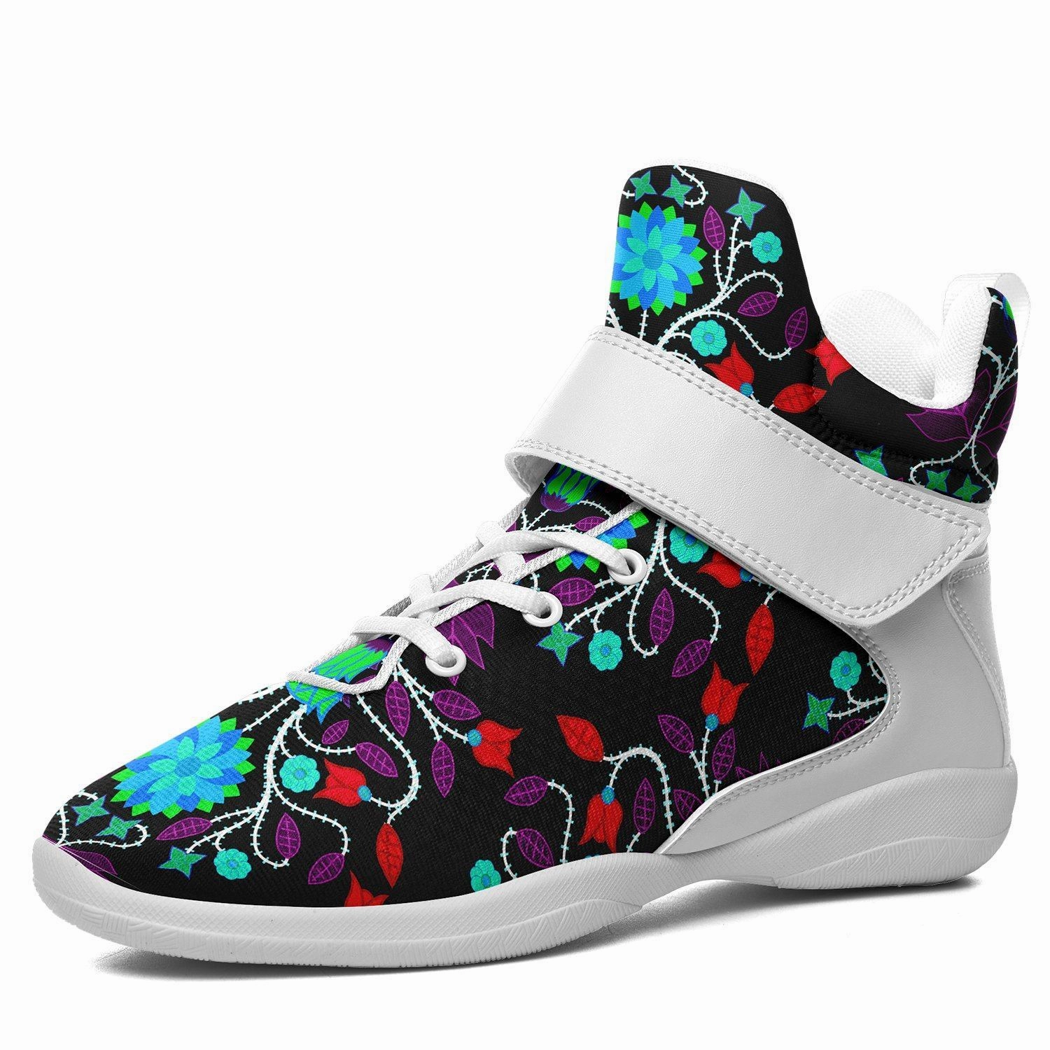 Weird Basketball Shoes Ever Floral Beadwork Four Clans Winter Ipottaa Basketball / Sport High Top Shoes - White Sole