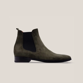 Chelsea - Camouflage Green Suede - Chelsea Boots Chelsea Boots Black