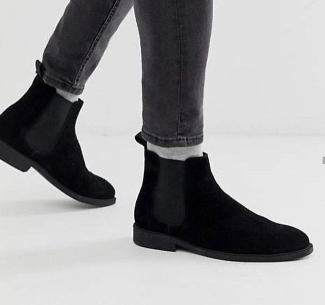 Fake Leather Chelsea Boots Chelsea Casual Boots For Men-JonasParamount